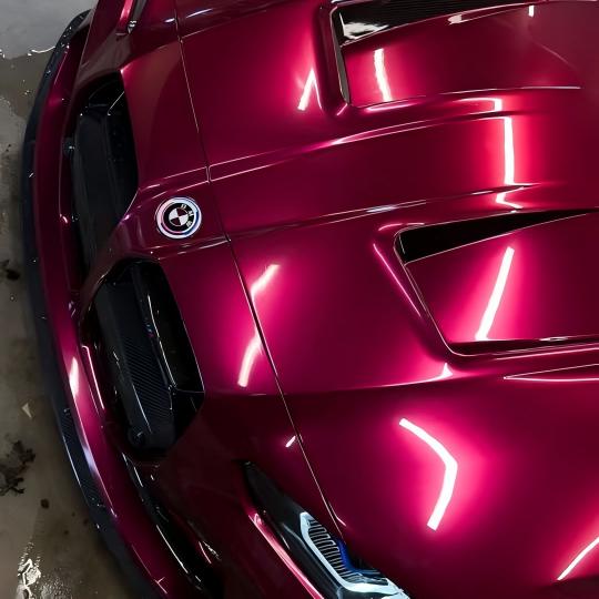 Gloss Metallic Rubellite Purple Car Vinyl Wrap PET  review valdemiro.kazarov 06