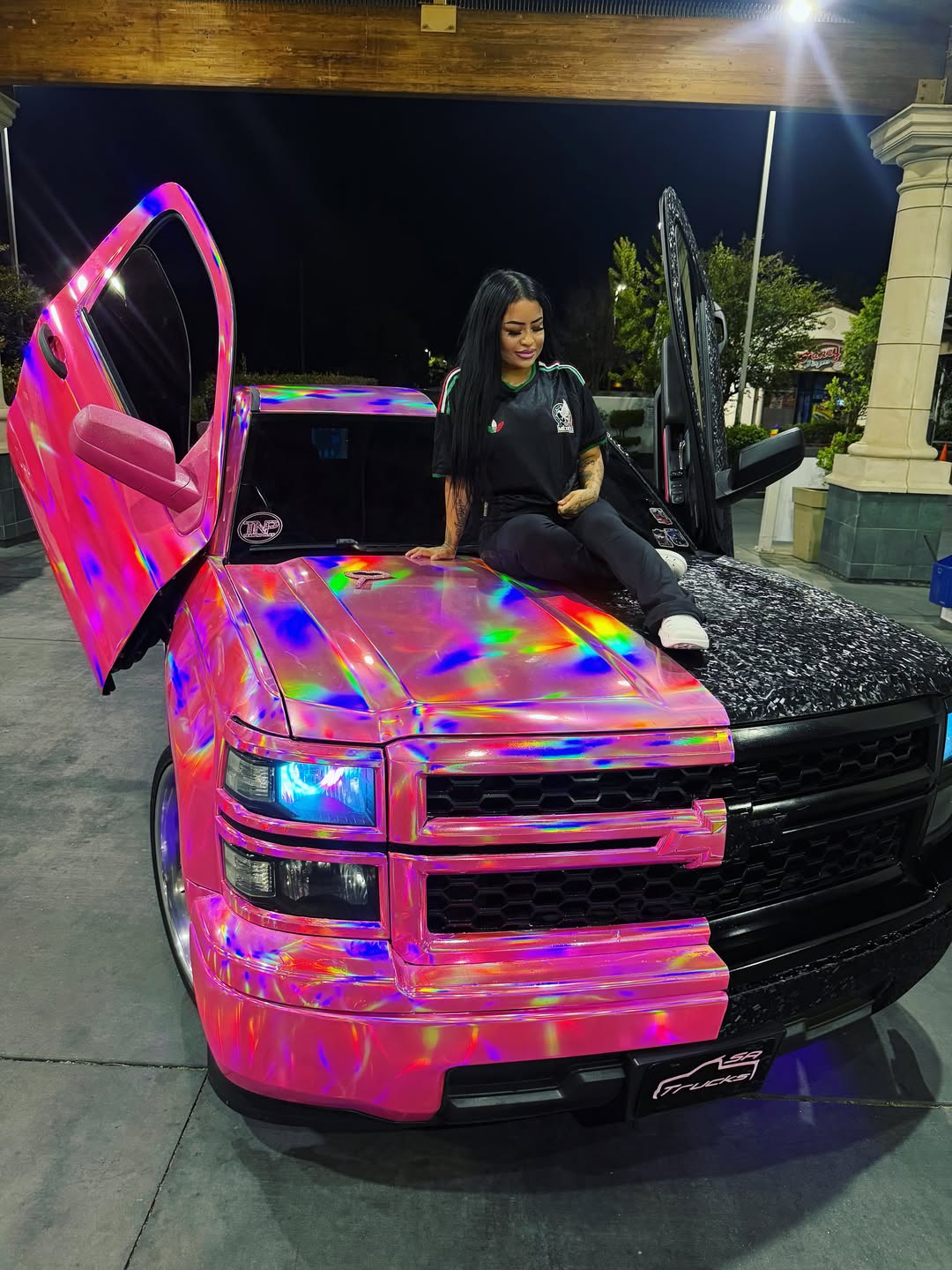 Gloss Pink Holographic Chrome Laser Car Vinyl Wrap Coupe BMW review chiinaxox 03