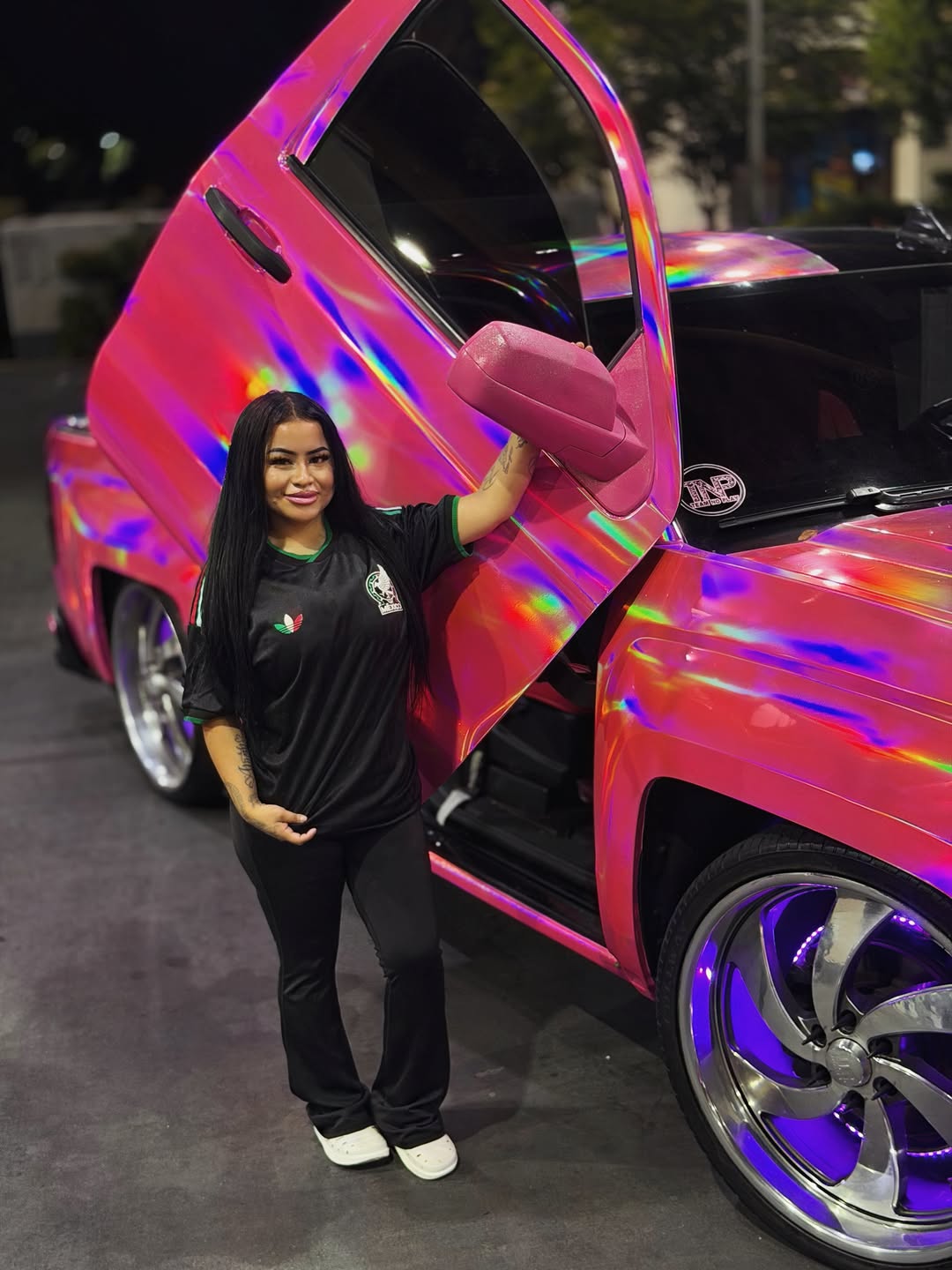 Gloss Pink Holographic Chrome Laser Car Vinyl Wrap Coupe BMW review chiinaxox 04