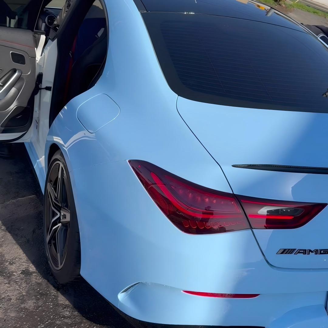 TPU Gloss Zandvoort Blue Colored PPF Paint Protection Film review alukovinyl 01