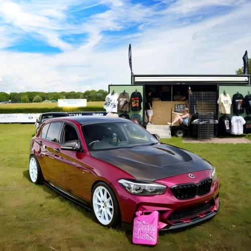 Gloss Metallic Rubellite Purple Car Vinyl Wrap PET  reviewed by