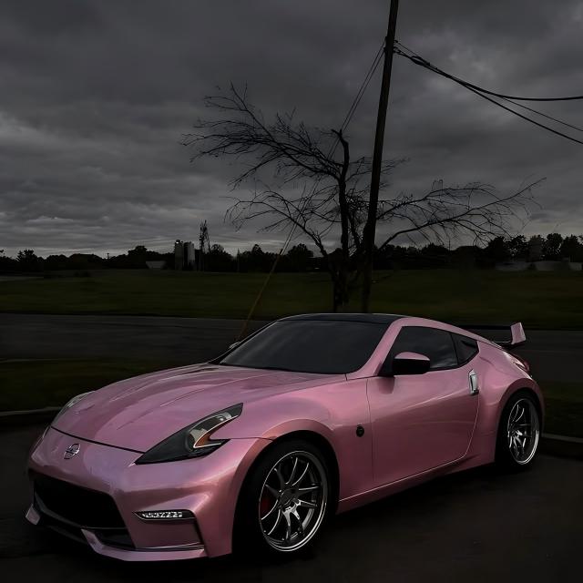 Gloss Metallic Passion Pink Car Vinyl Wrap PET review 0