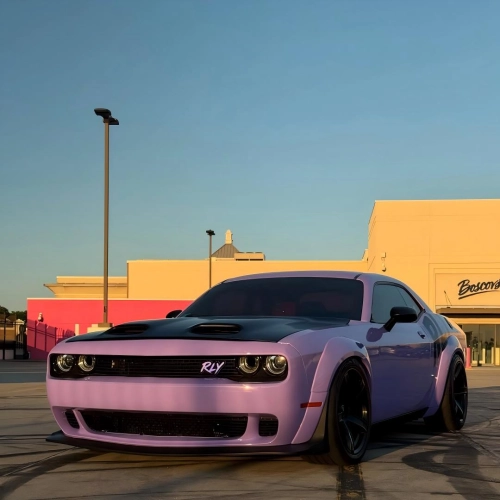 Gloss Macaron Lavender Purple Car Vinyl Wrap Tesla BMW PET reviewed by