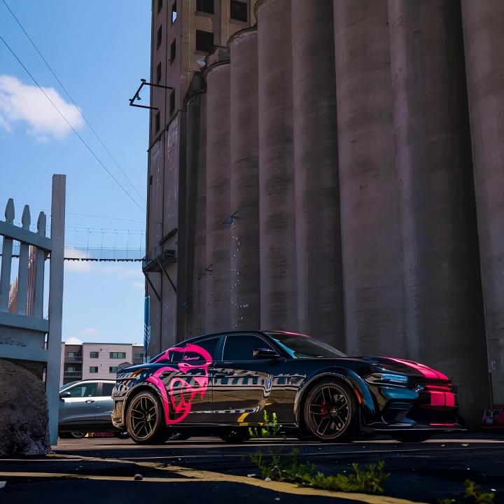 Gloss Metallic Sparkle Glitter Pink Car Vinyl Wrap  review connorlochheadmedia 02