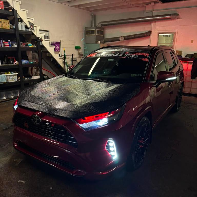 Matte Carbon Fiber Meta Cosmic Black Car Vinyl Wrap PET review 2