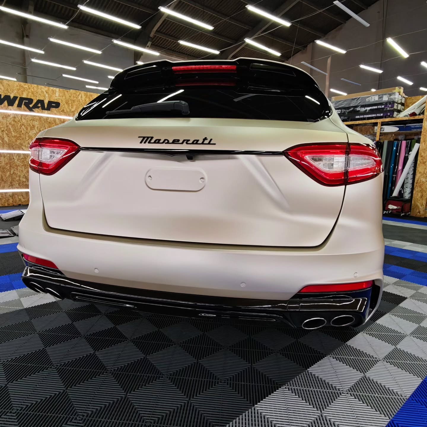 Matte Satin Metallic Champagne Gold Car Wrap PET  review 4