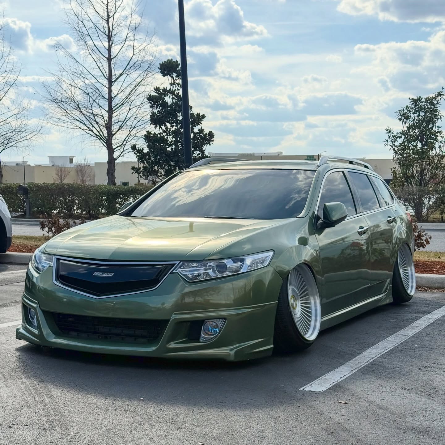 Gloss Metallic Olive Green Car Vinyl Wrap PET review 2