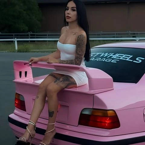 ALUKOVINYL Pink to Black Gradient Custom Printed Vinyl Wrap  reviewed by
