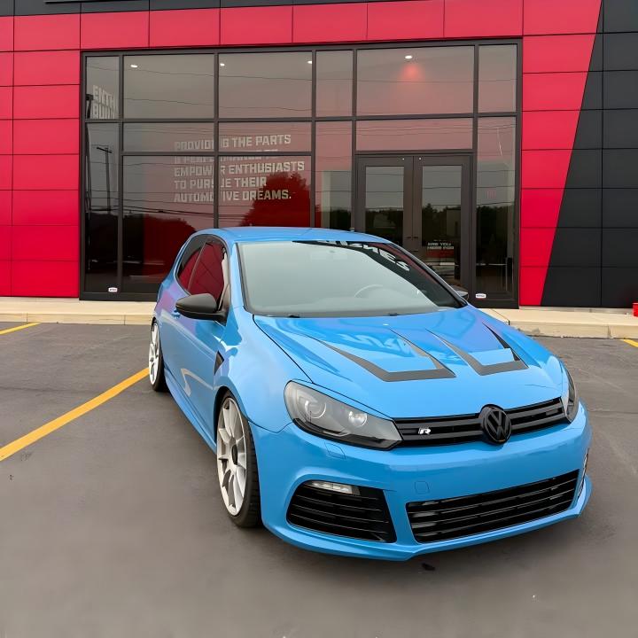 Gloss Marina Blue Car Viny Wrap Sale BMW M4 PET review morethanvinylllc 02