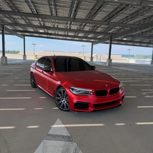 Matte Satin Red Ceramics Red Car Vinyl Wrap PET reviewed by