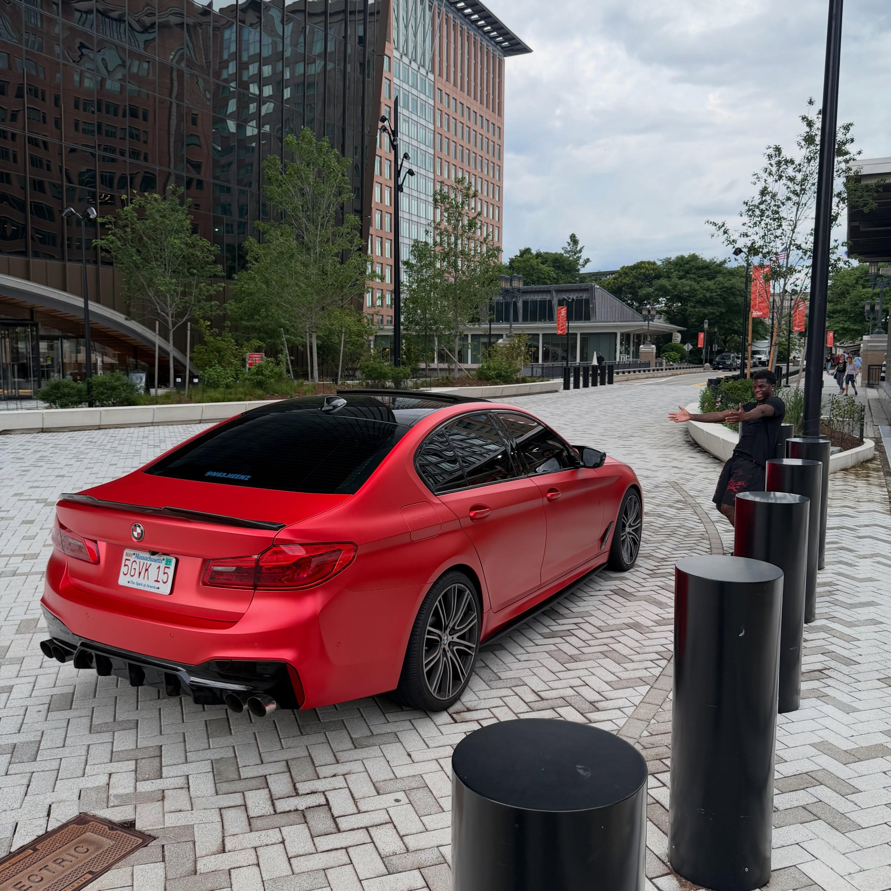 Matte Satin Red Ceramics Red Car Vinyl Wrap PET review 6