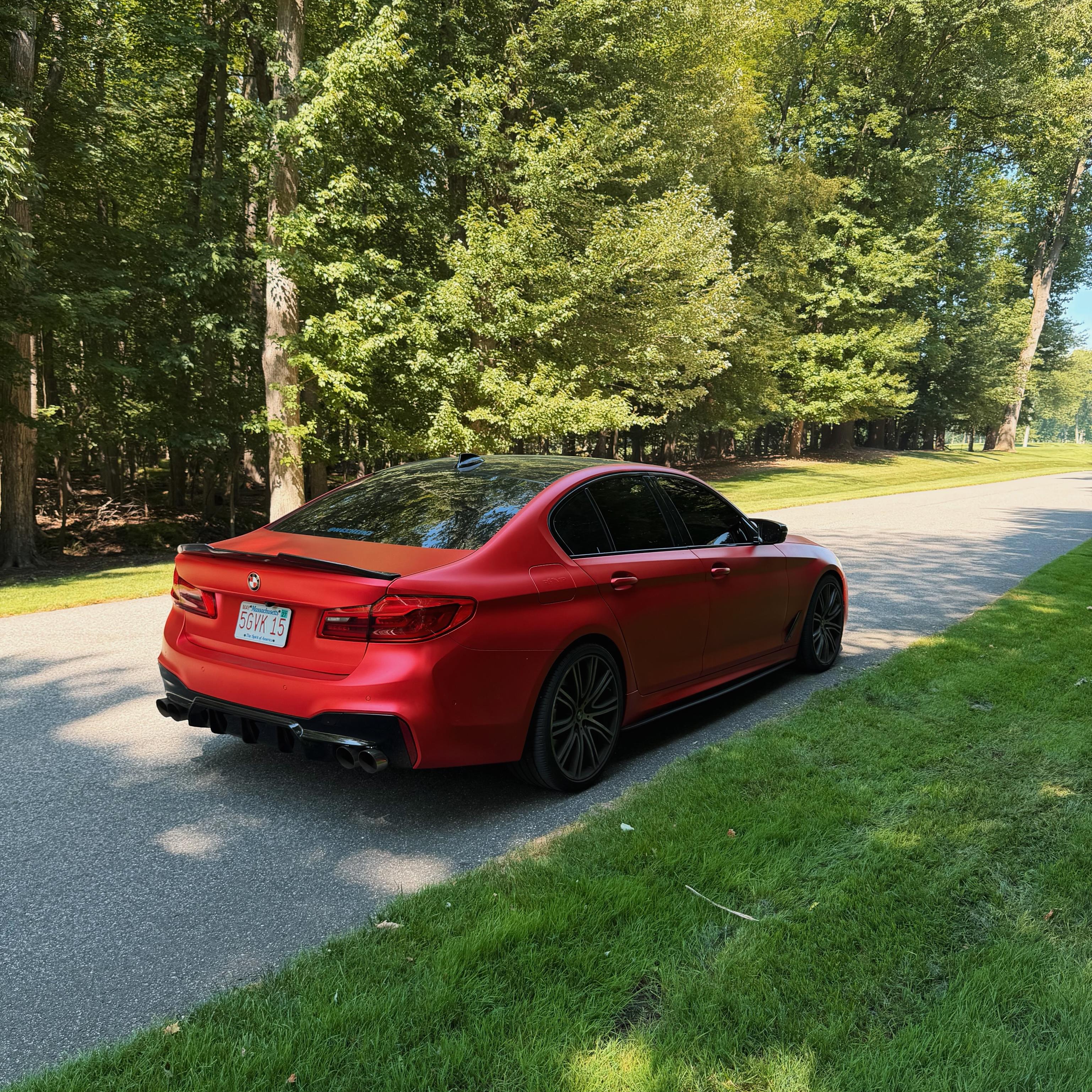 Matte Satin Red Ceramics Red Car Vinyl Wrap PET review 4