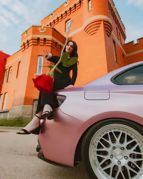 Gloss Metallic Passion Pink Car Vinyl Wrap PET reviewed by