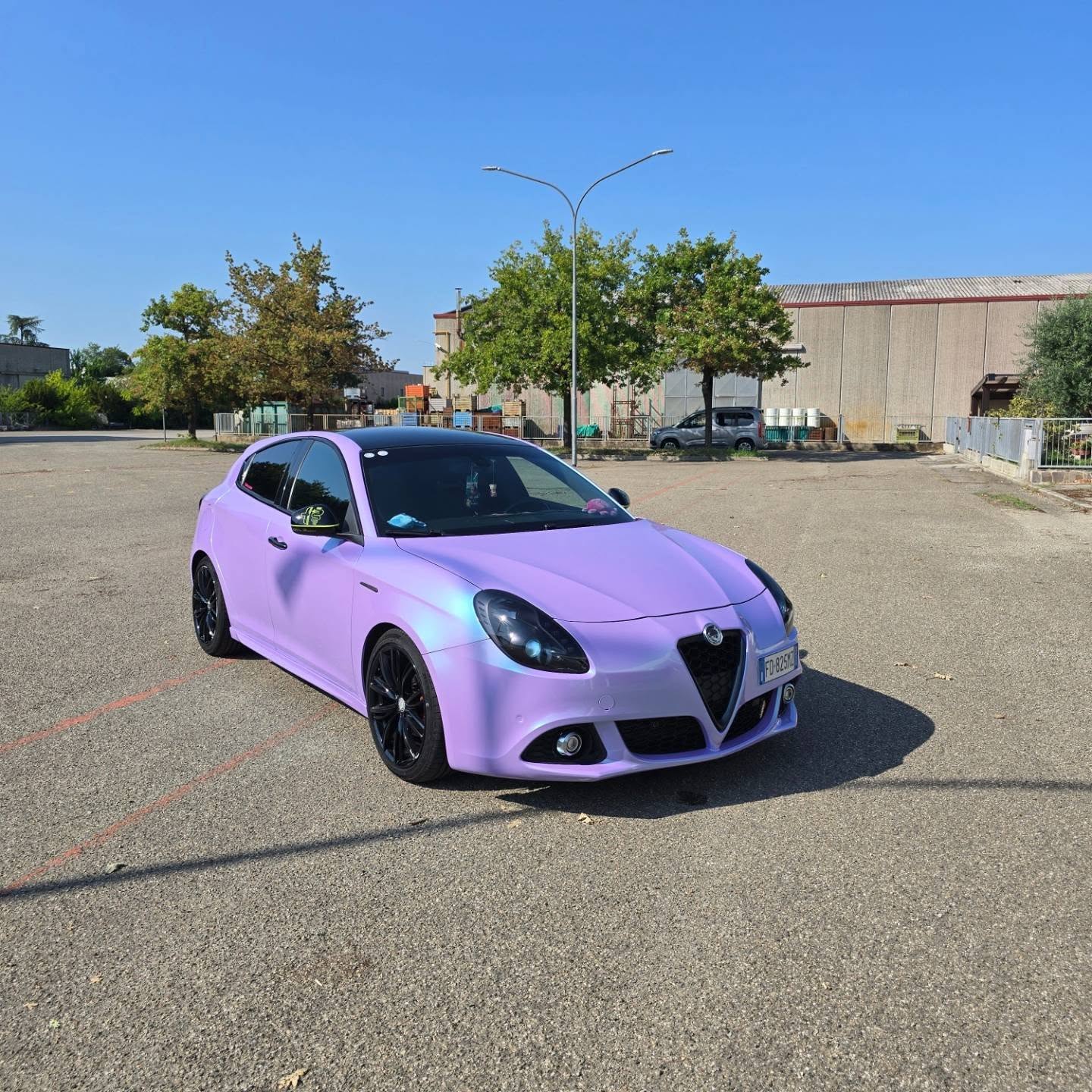 Gloss Metallic Chameleon Purple Green Car Vinyl Wrap review 2