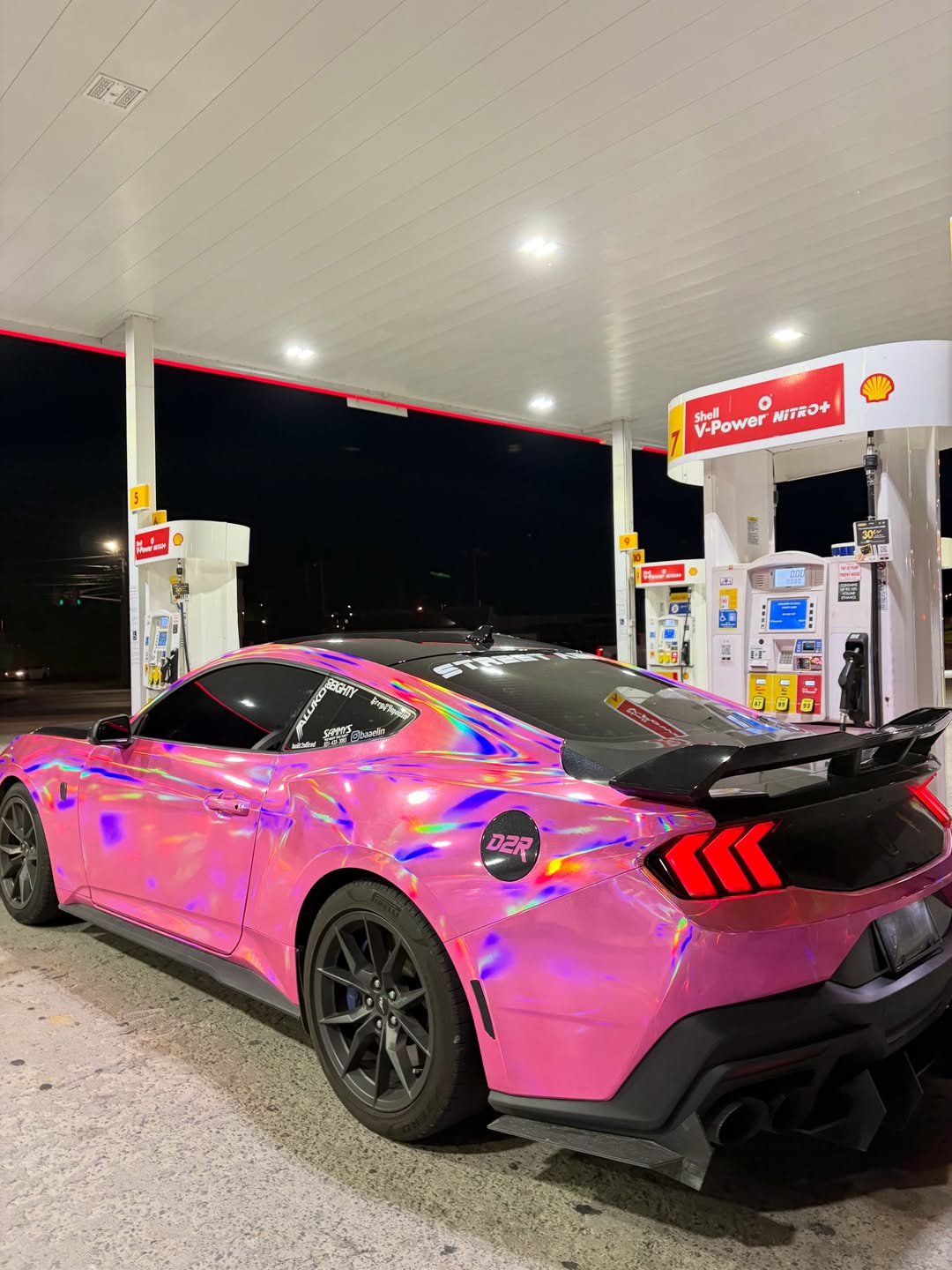 Matte Diamond Glitter Pink Car Vinyl Wrap  review 4