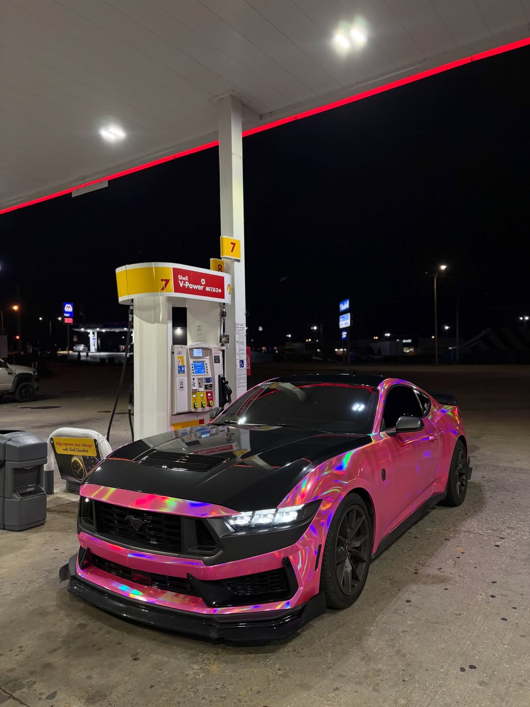 Matte Diamond Glitter Pink Car Vinyl Wrap  review 5