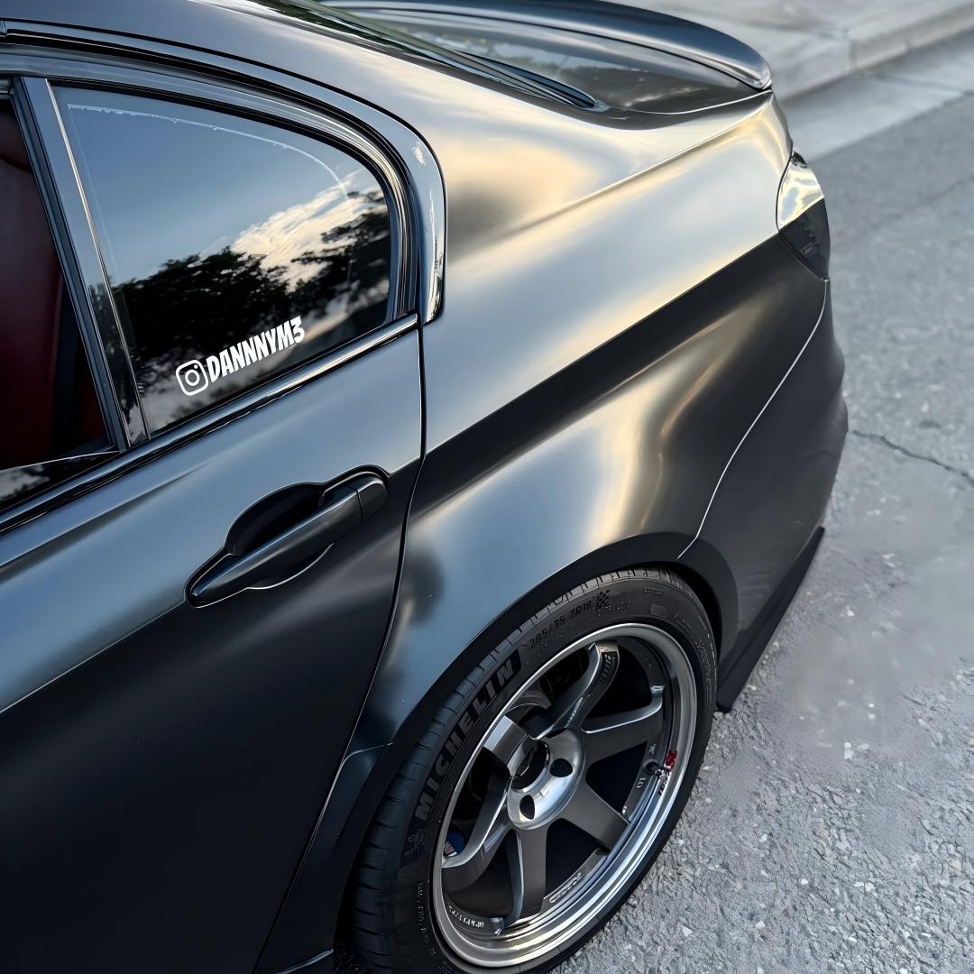 Matte Satin Black Ceramic Black Car Vinyl Wrap BMW  PET  review 1