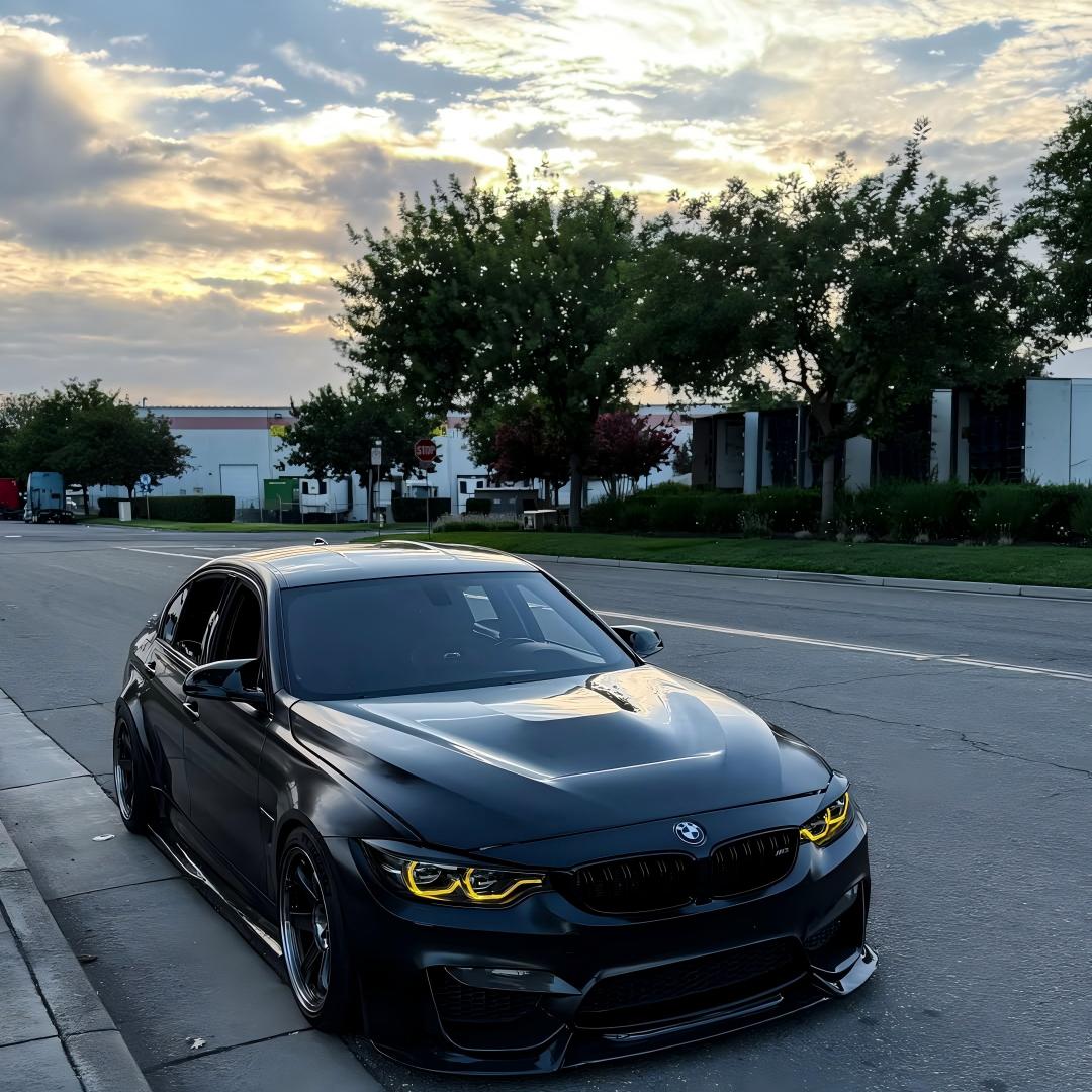 Matte Satin Black Ceramic Black Car Vinyl Wrap BMW  PET  review 2