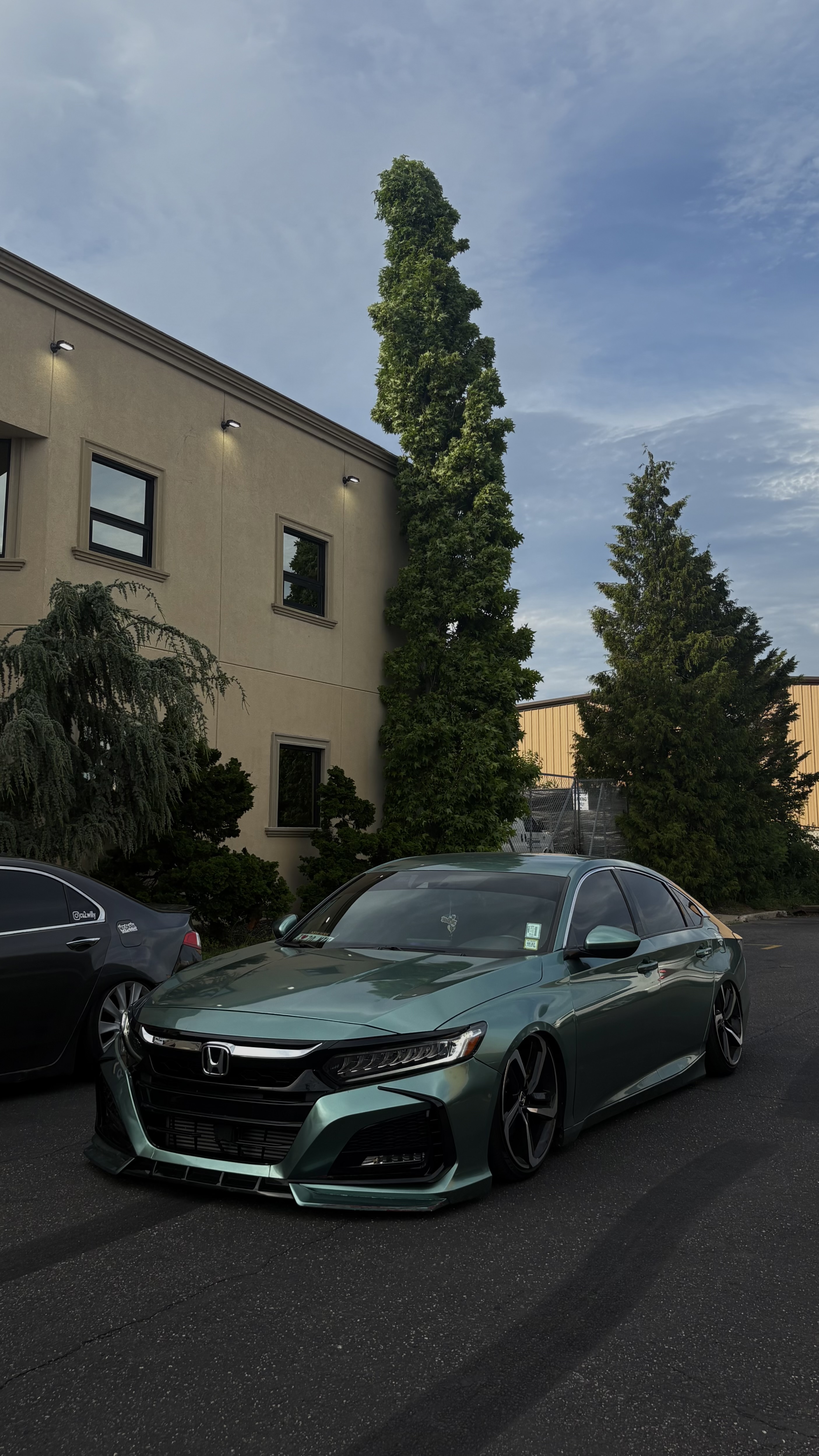 Gloss Metallic Liquid Alpine Green Car Vinyl Wrap PET review 0