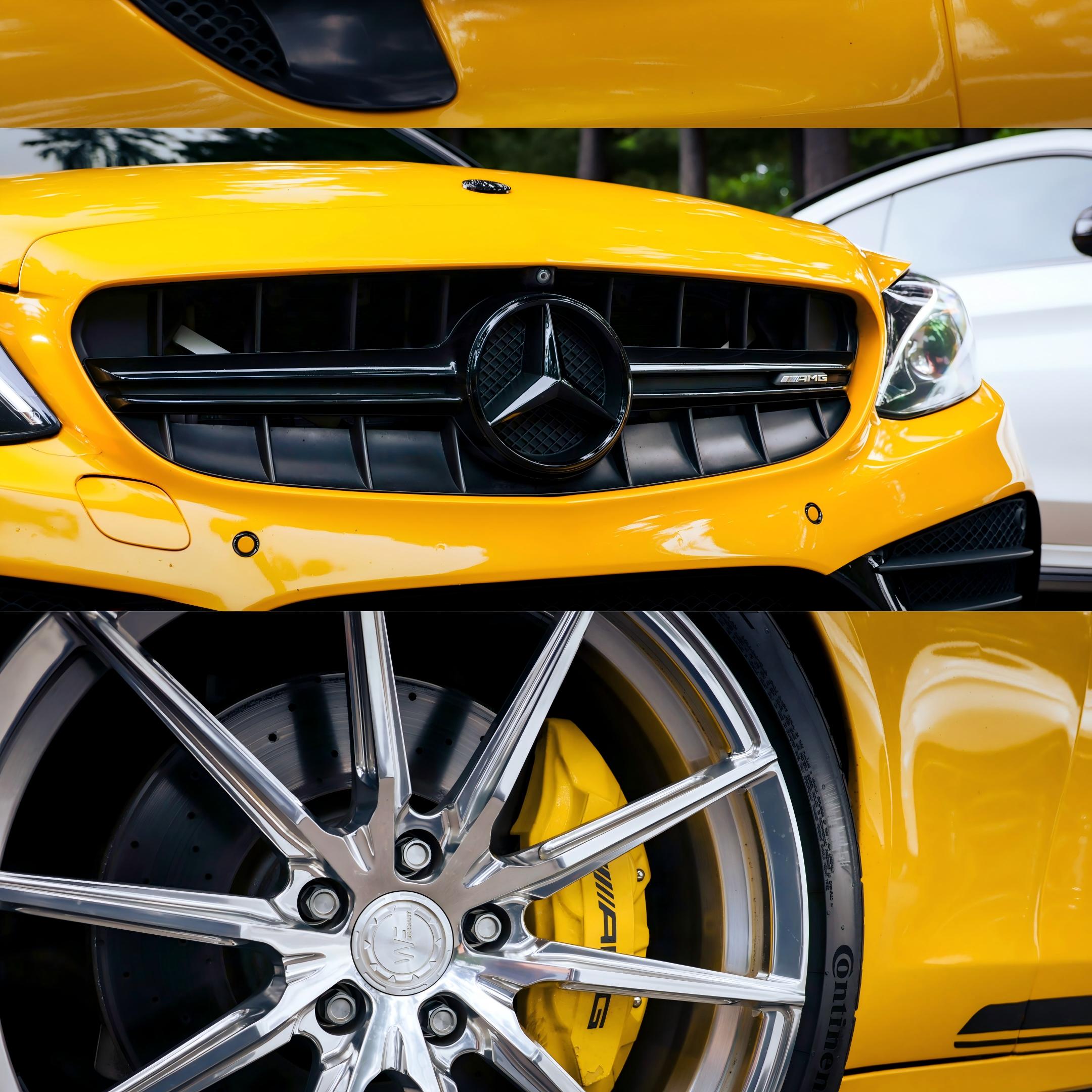 Gloss Metallic Golden Yellow Car Vinyl Wrap PET review 5