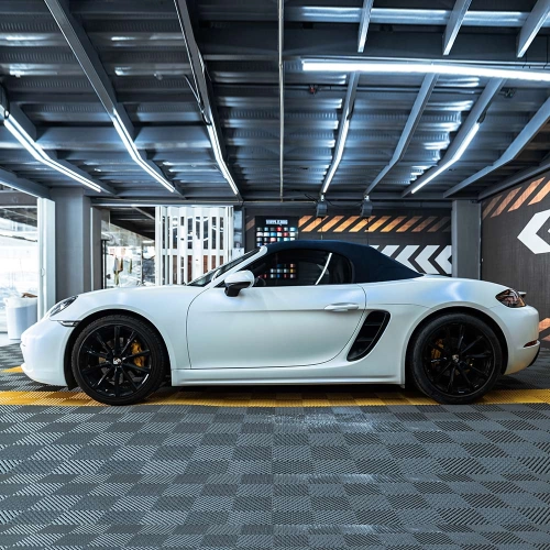 Unveiling the Beauty of Matte Pearl White to Blue Vinyl Wrap