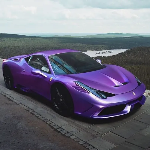 Add a Touch of Luxury to Your Ride with Purple Car Wraps
