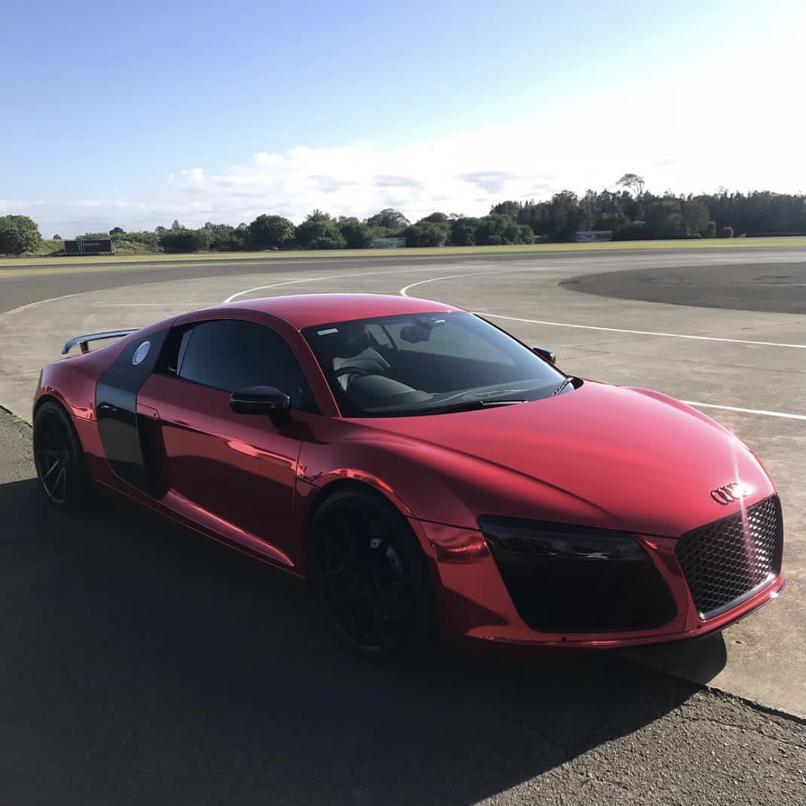 candy apple red vinyl wrap