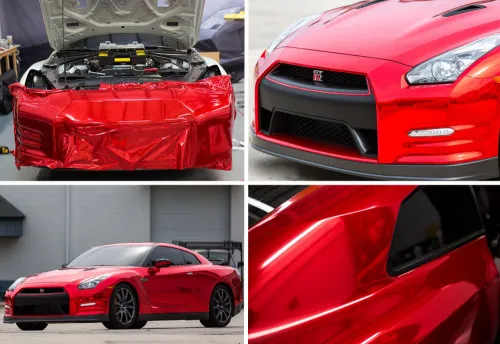 Decipher the Candy Apple Red Wrap to Add Passion to Your Car