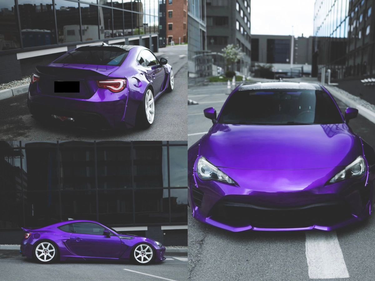 purple vinyl wrap