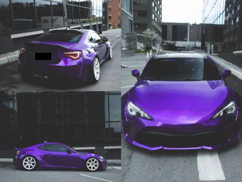 Science of Purple Vinyl Wrap