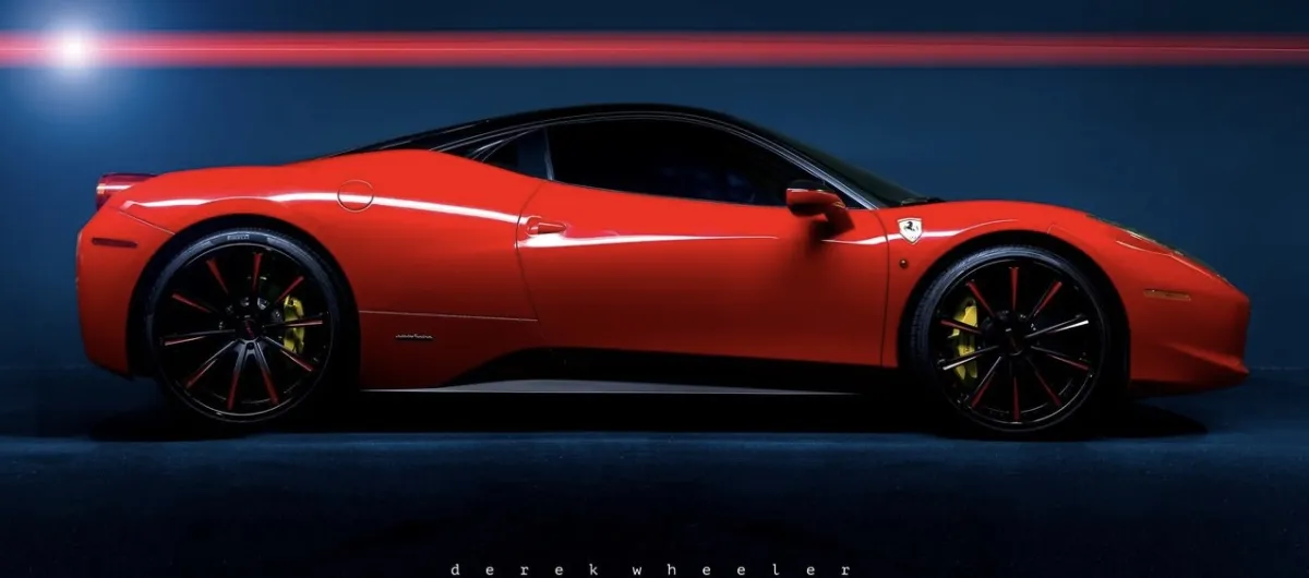 red vinyl wrap