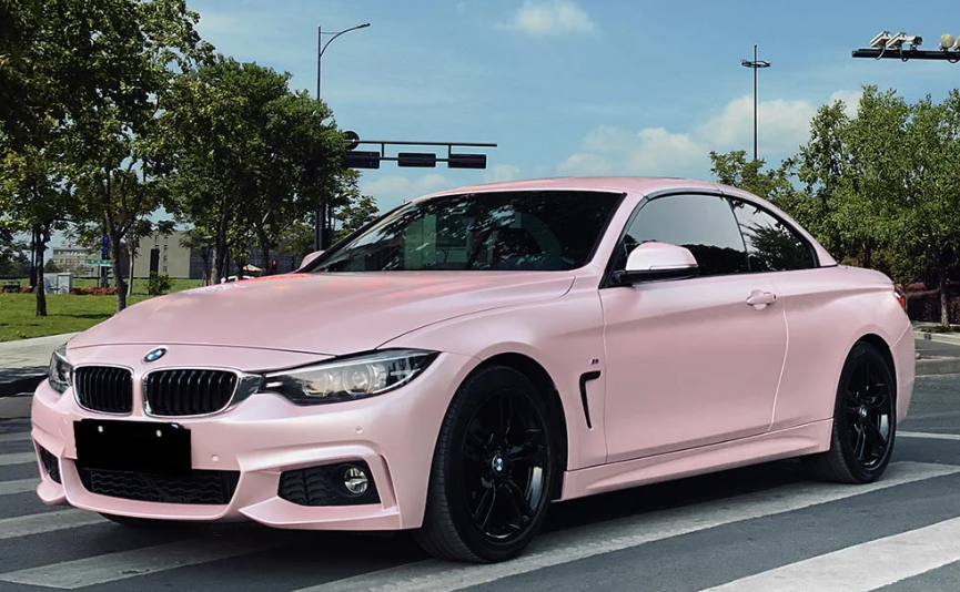 aluko pink car wrap