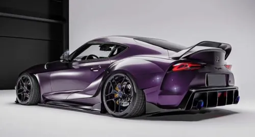 Exploring the Enchanting World of Midnight Purple Car Wraps