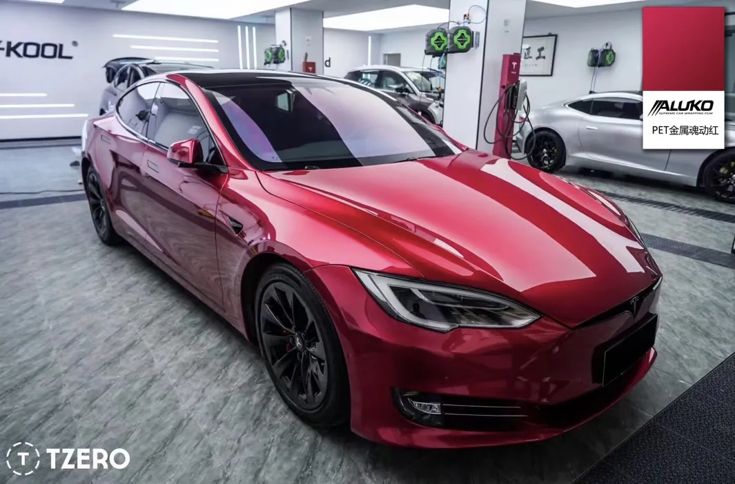Best Paint Vampire Red Car Wrap