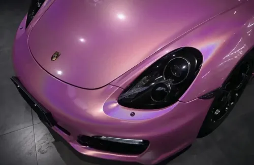 Why Laser Pink Rainbow Car Wrap So Popular?