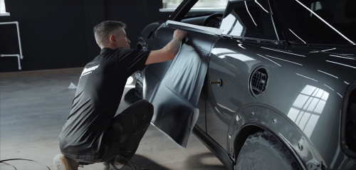 How To Wrap Car Door