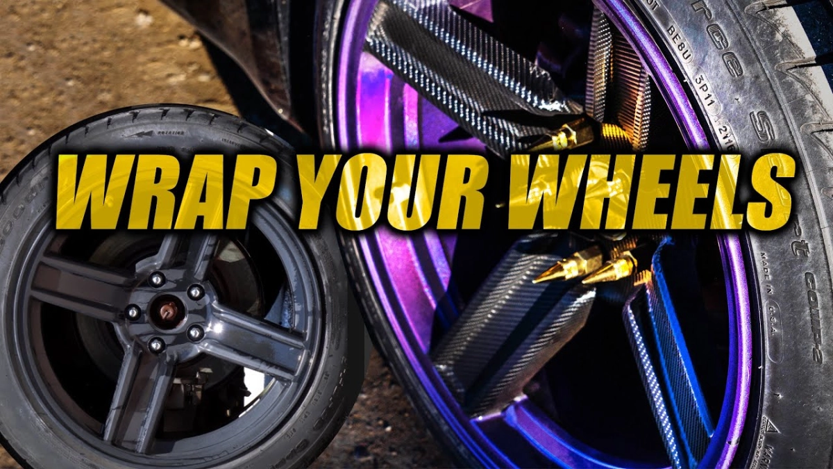 How To Wrap Car Wheel Faces