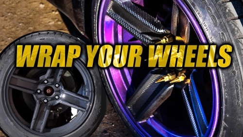 How To Wrap Car Wheel Faces