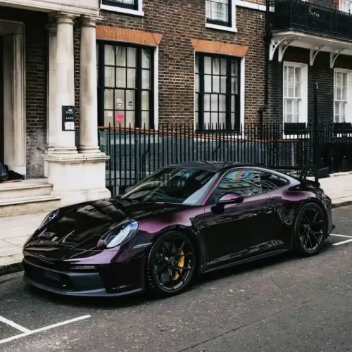 Unveiling the Enigmatic Elegance: The Midnight Purple Car Wrap Transformation