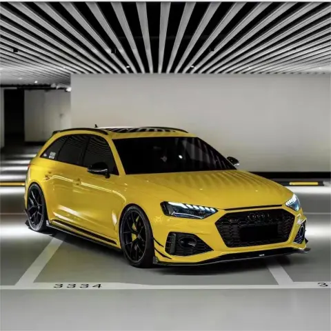 Rev Up Your Ride with Gloss Racing Yellow Car Wrap
