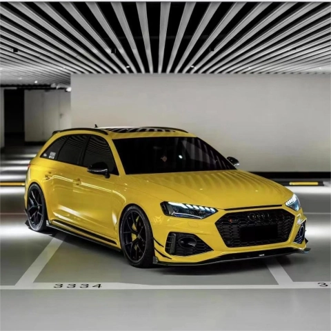 Rev Up Your Ride with Gloss Racing Yellow Car Wrap