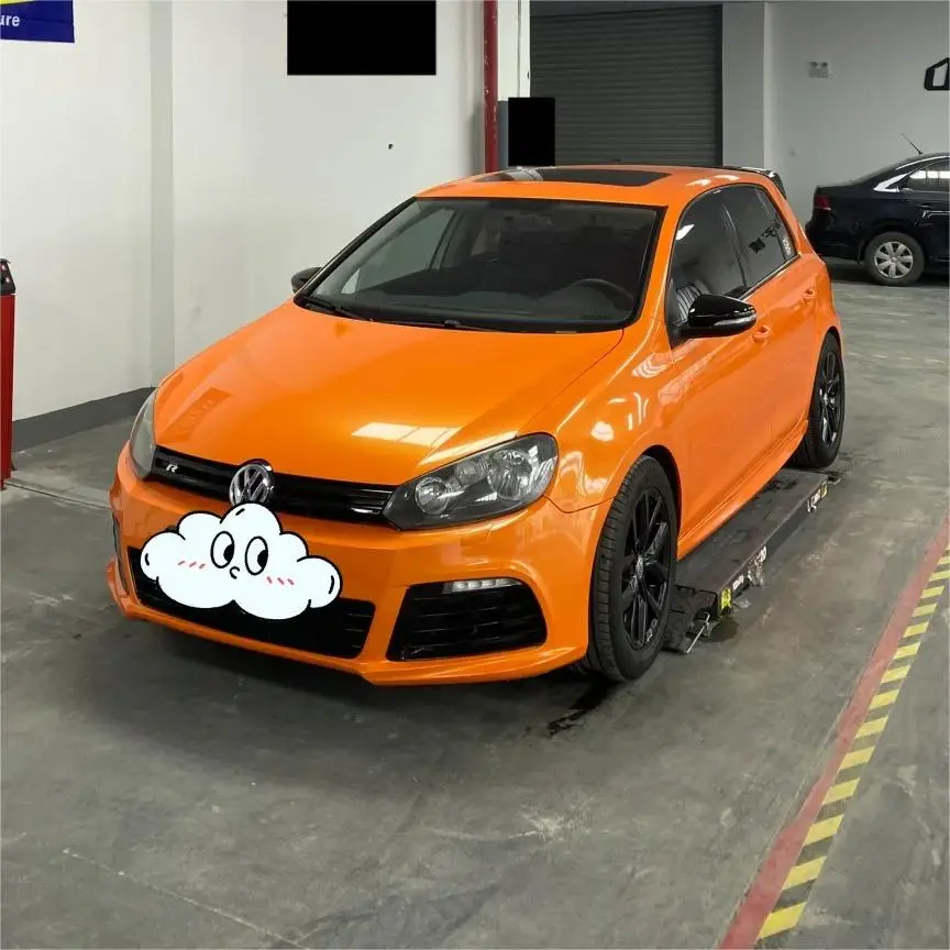 Unveiling the Vibrant Gloss Holographic Orange Car Wrap Vinyl: A Color Burst for Your Ride