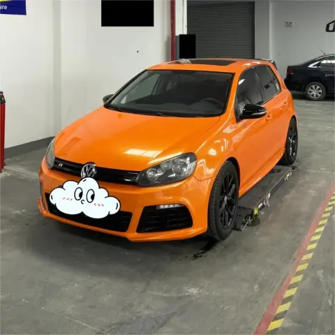 Unveiling the Vibrant Gloss Holographic Orange Car Wrap Vinyl: A Color Burst for Your Ride