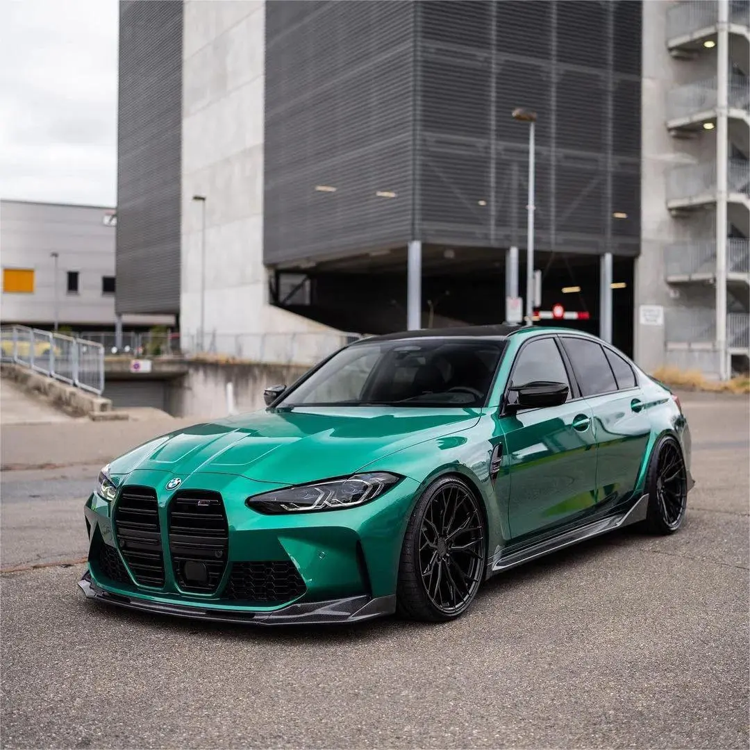 Unveiling the Allure of Gloss Metallic Isle Green Car Wrap: A Closer Look