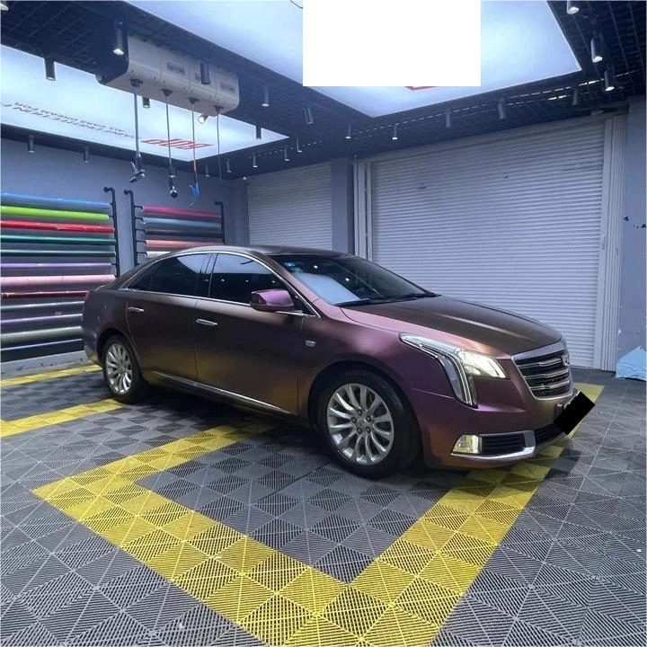 Unveiling the Unique Elegance of Matte Diamond Brown Red Car Vinyl Wrap