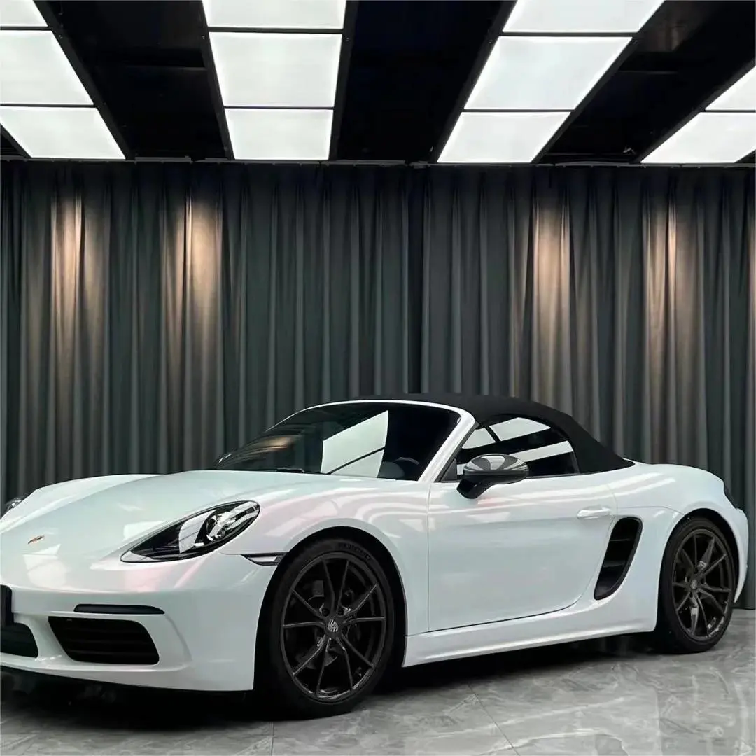 Unveiling the Beauty: Exploring the Gloss Chameleon Pink White Car Wrap