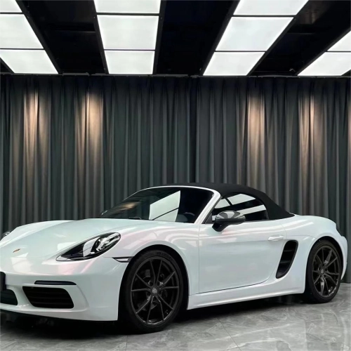 Unveiling the Beauty: Exploring the Gloss Chameleon Pink White Car Wrap