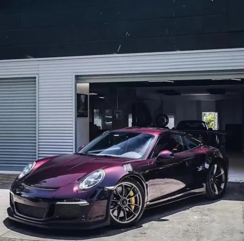 Gloss Metallic Gentian Purple Car Vinyl Wrap: A Bold Statement of Elegance and Power