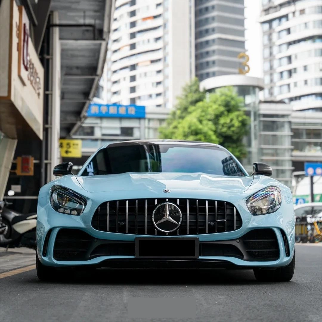 Gloss Meissen Blue Car Vinyl Wrap