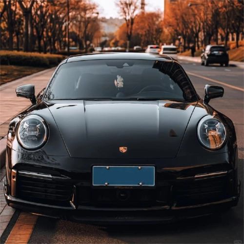 Unveil True Luxury: Gloss Piano Black Car Vinyl Wrap